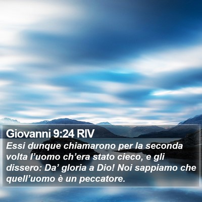 Giovanni 9:24 RIV Bible Verse Image