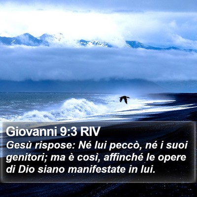 Giovanni 9:3 RIV Bible Verse Image