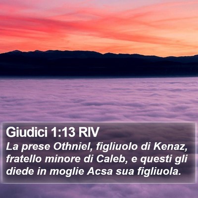 Giudici 1:13 RIV Bible Verse Image