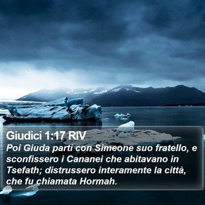 Giudici 1:17 RIV Bible Verse Image