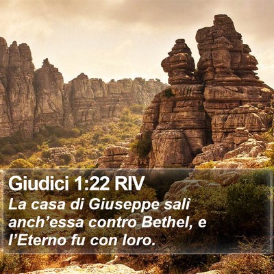 Giudici 1:22 RIV Bible Verse Image