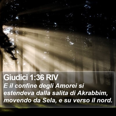 Giudici 1:36 RIV Bible Verse Image