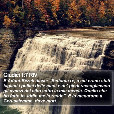 Giudici 1:7 RIV Bible Verse Image