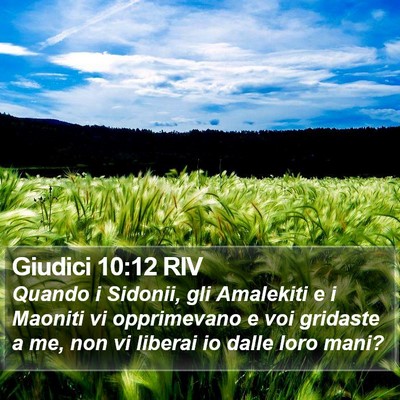 Giudici 10:12 RIV Bible Verse Image