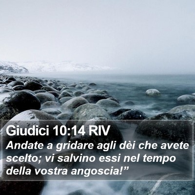 Giudici 10:14 RIV Bible Verse Image