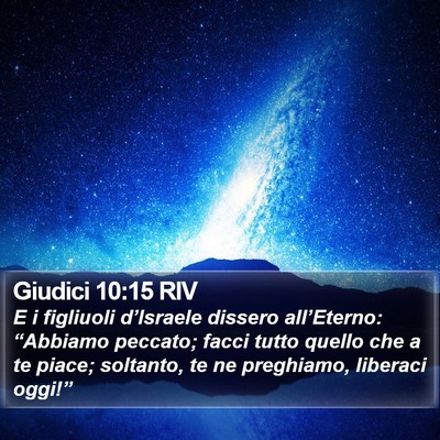 Giudici 10:15 RIV Bible Verse Image