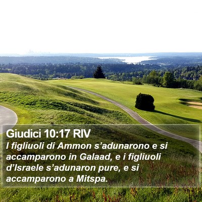 Giudici 10:17 RIV Bible Verse Image