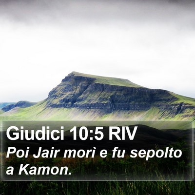 Giudici 10:5 RIV Bible Verse Image