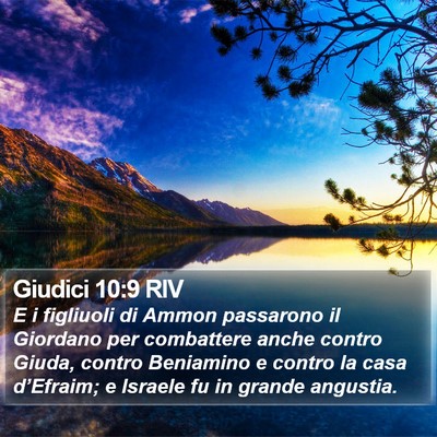 Giudici 10:9 RIV Bible Verse Image