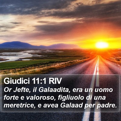 Giudici 11:1 RIV Bible Verse Image