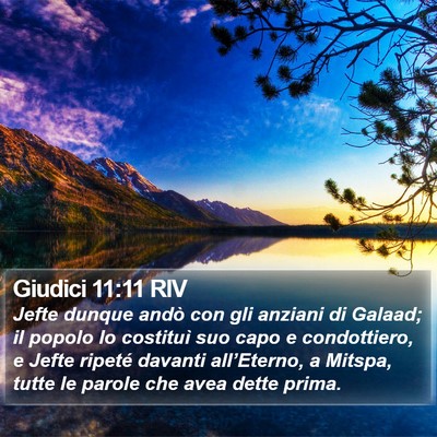 Giudici 11:11 RIV Bible Verse Image