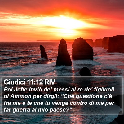 Giudici 11:12 RIV Bible Verse Image
