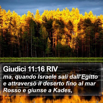 Giudici 11:16 RIV Bible Verse Image