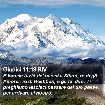 Giudici 11:19 RIV Bible Verse Image