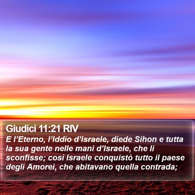 Giudici 11:21 RIV Bible Verse Image