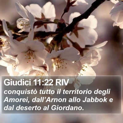 Giudici 11:22 RIV Bible Verse Image
