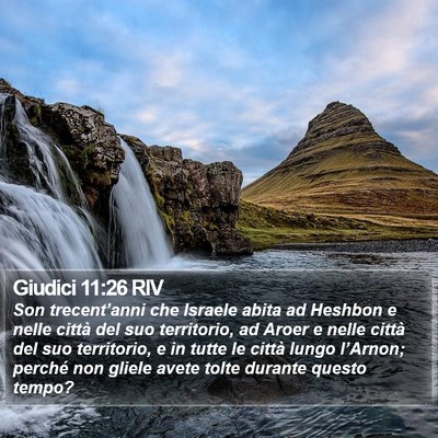 Giudici 11:26 RIV Bible Verse Image