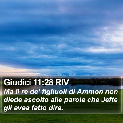 Giudici 11:28 RIV Bible Verse Image