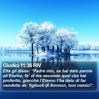 Giudici 11:36 RIV Bible Verse Image