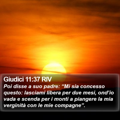 Giudici 11:37 RIV Bible Verse Image