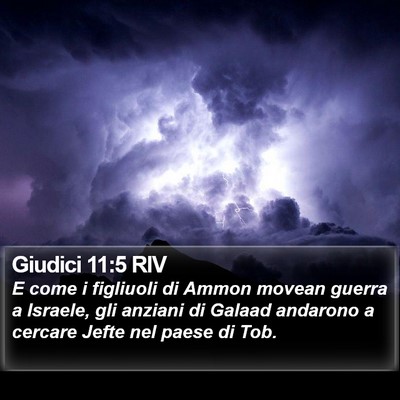 Giudici 11:5 RIV Bible Verse Image