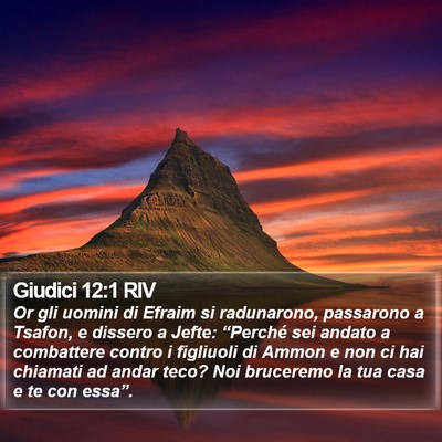 Giudici 12:1 RIV Bible Verse Image