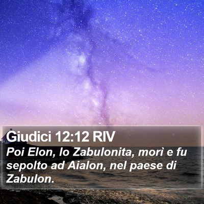 Giudici 12:12 RIV Bible Verse Image