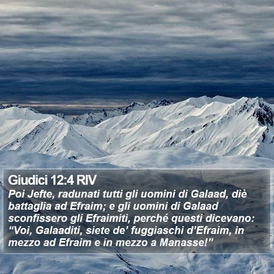 Giudici 12:4 RIV Bible Verse Image