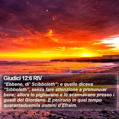 Giudici 12:6 RIV Bible Verse Image