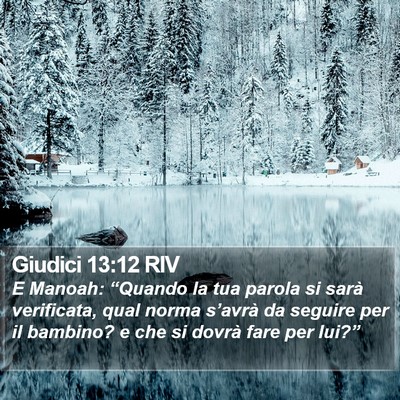 Giudici 13:12 RIV Bible Verse Image