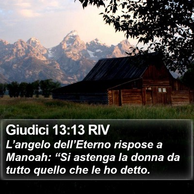 Giudici 13:13 RIV Bible Verse Image