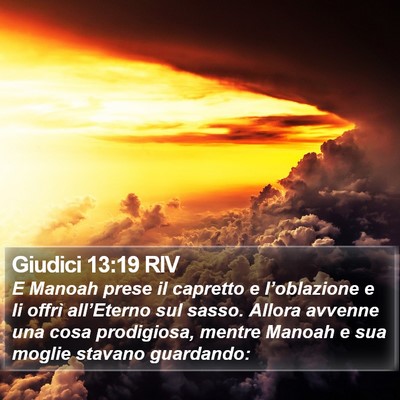 Giudici 13:19 RIV Bible Verse Image