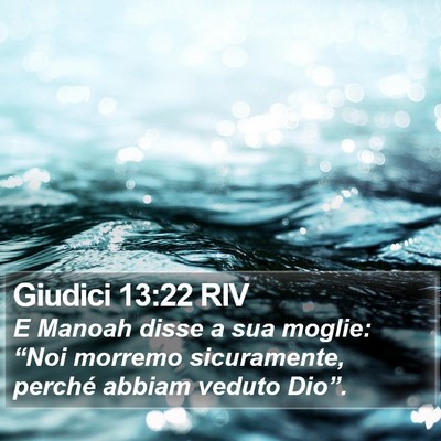 Giudici 13:22 RIV Bible Verse Image