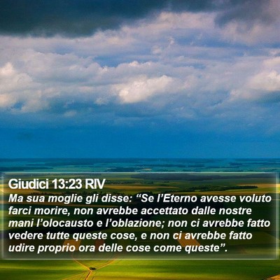 Giudici 13:23 RIV Bible Verse Image