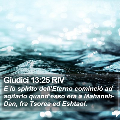 Giudici 13:25 RIV Bible Verse Image