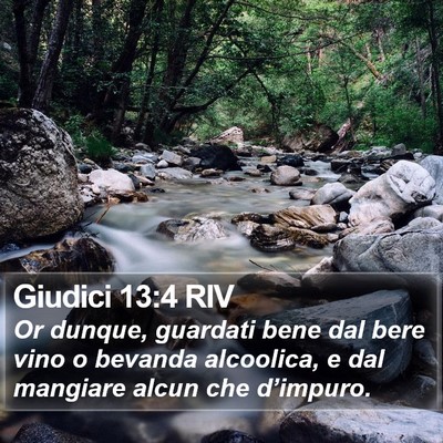 Giudici 13:4 RIV Bible Verse Image