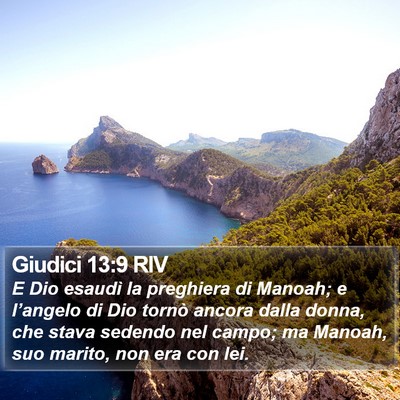 Giudici 13:9 RIV Bible Verse Image