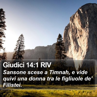 Giudici 14:1 RIV Bible Verse Image