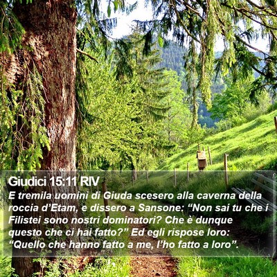 Giudici 15:11 RIV Bible Verse Image
