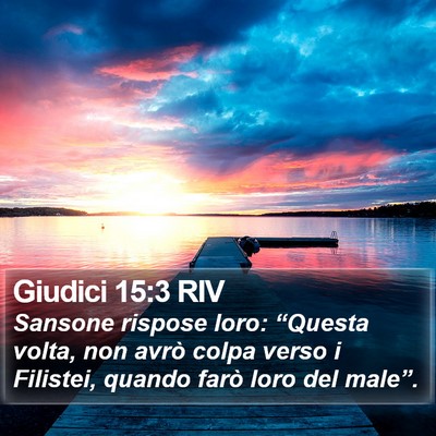 Giudici 15:3 RIV Bible Verse Image