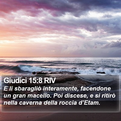 Giudici 15:8 RIV Bible Verse Image