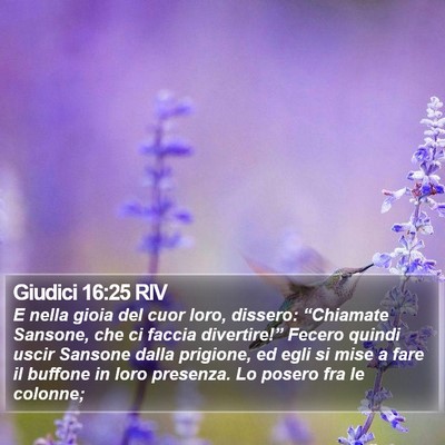 Giudici 16:25 RIV Bible Verse Image
