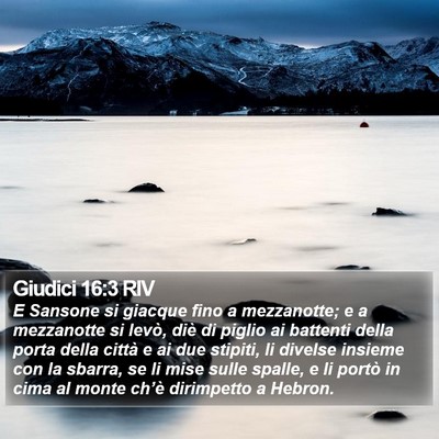 Giudici 16:3 RIV Bible Verse Image