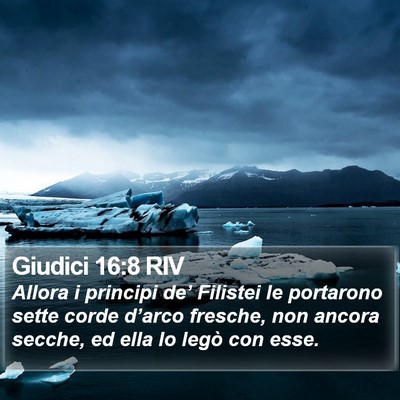 Giudici 16:8 RIV Bible Verse Image