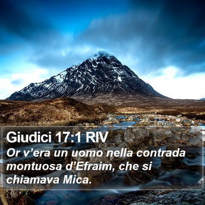 Giudici 17:1 RIV Bible Verse Image