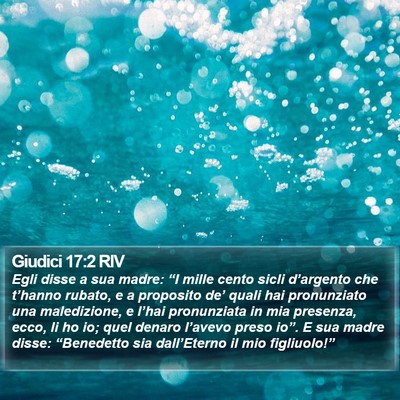 Giudici 17:2 RIV Bible Verse Image