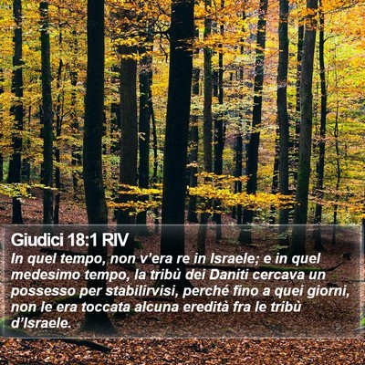 Giudici 18:1 RIV Bible Verse Image