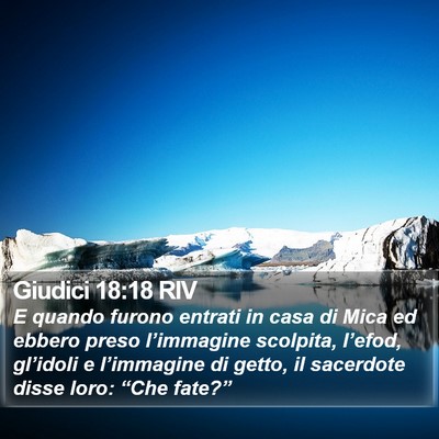 Giudici 18:18 RIV Bible Verse Image