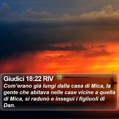 Giudici 18:22 RIV Bible Verse Image