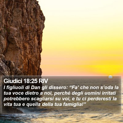 Giudici 18:25 RIV Bible Verse Image